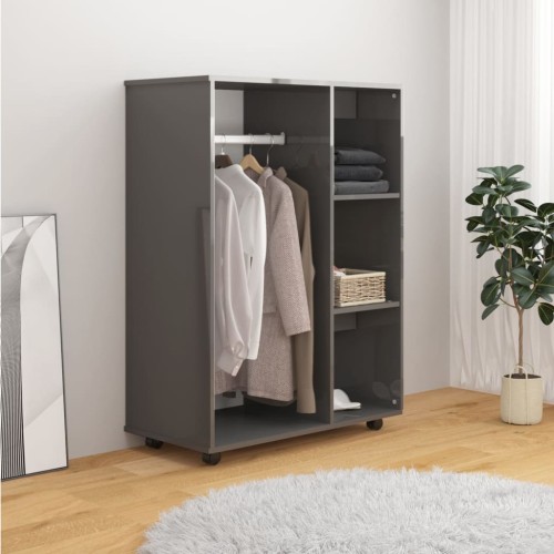 Komoda-na-ubrania-szary-połysk