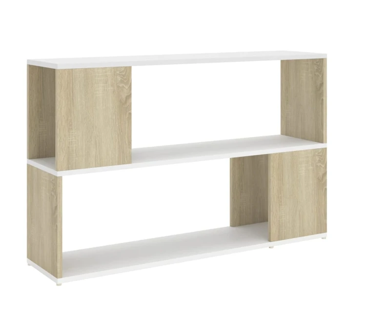 Półka-na-książki-sonoma-z-białym