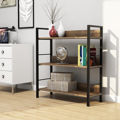 Industrialny-regał-z-półkami-orzech