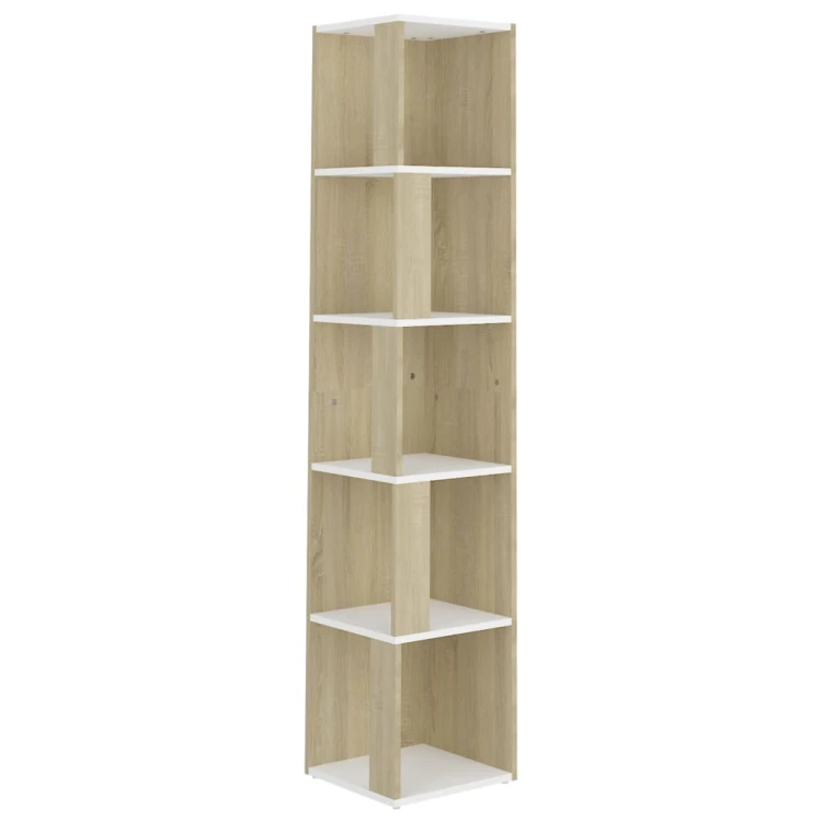 Dwukolorowy-regał-narożny