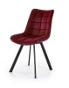Bordowe-krzesło-tapicerowane