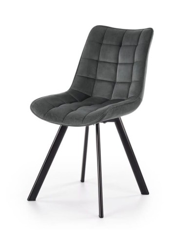 Szare-krzesło-pikowane