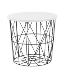 Kosz-na-poduszki-czarno-biały-metalowy