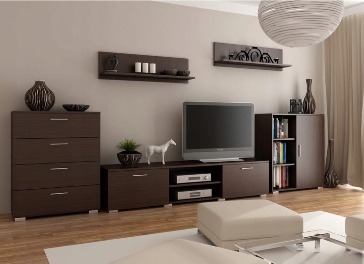 Meblościanka-z-komodą-wenge