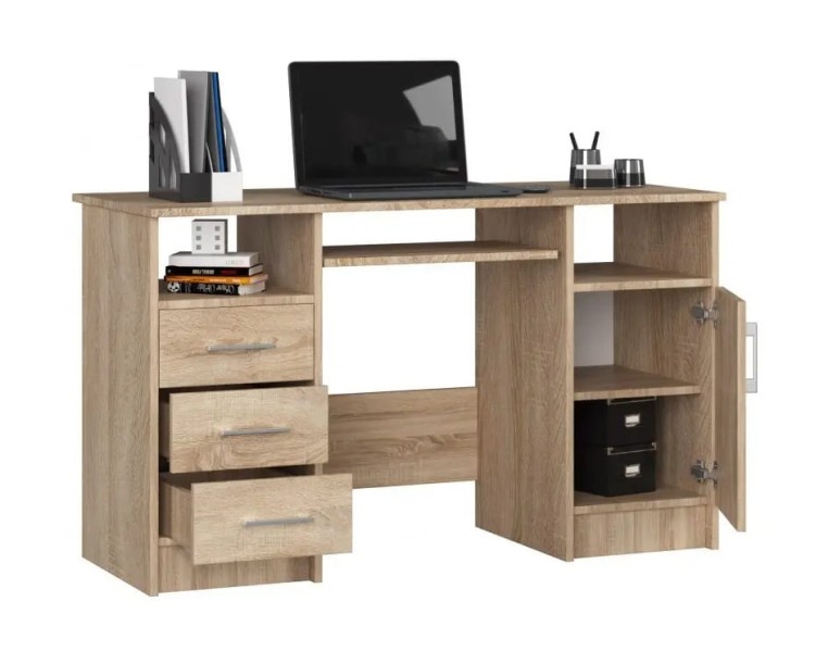 Wnętrze-biurka-z-szufladami-i-szafką