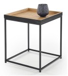 Kwadratowy stolik kawowy industrialny 42x42