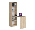 Biurko-z-regałem-dąb-sonoma