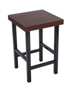 Taboret kuchenny stołek na nóżkach czarny stelaż