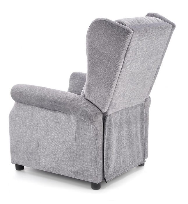 Rozkładany-fotel-tapicerowany-szary-tył