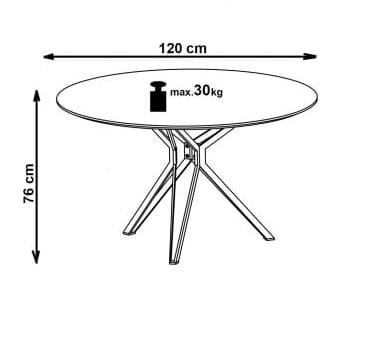 Stół-okrągły-szkic