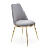 Nowoczesne-popielate-krzesło-kuchenne