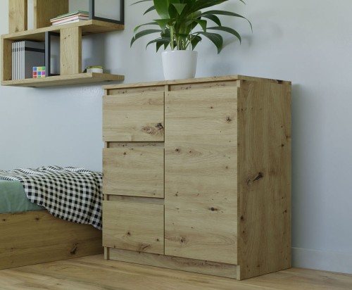 Uniwersalna-komoda-biurowa-dąb-artisan