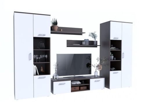 Biało-czarny-komplet-mebli-z-szafami