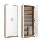 szafa-biurowa-z-polkami-sonoma-z-białym