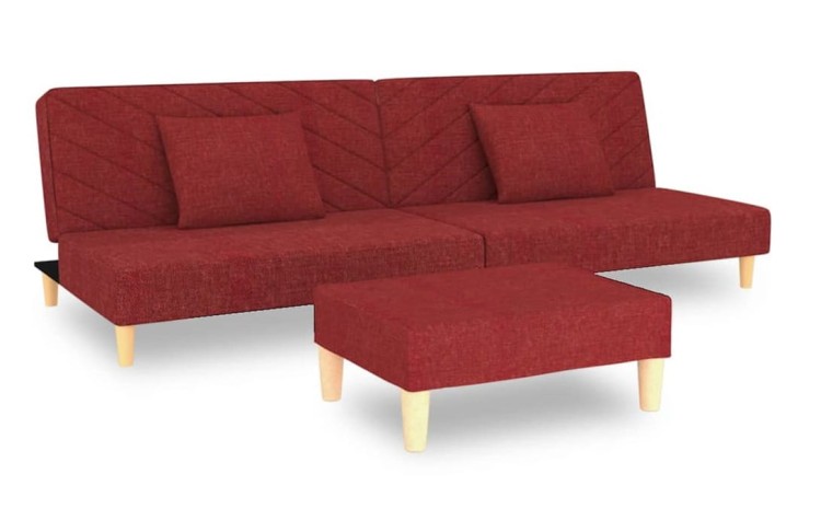 czerwona-sofa-z-podnóżkiem