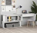 biurko-z-półkami-biały-połysk