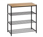 Metalowa półka na buty stojak loft