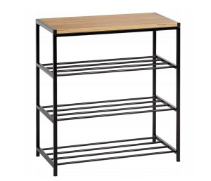 Metalowa półka na buty stojak loft