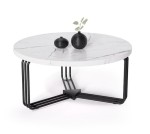 Duża okrągła ława kawowa marmur