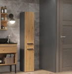 Słupek łazienkowy z koszem na pranie artisan