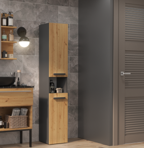 Wąski regał łazienkowy szafka na kosmetyki