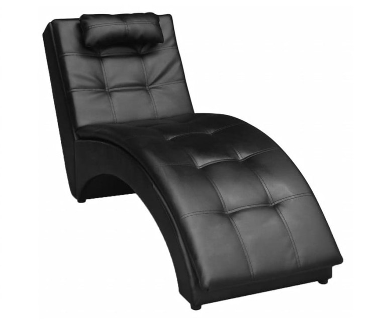 czarny-skórzany-szezlong