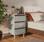 Stolik nocny na nóżkach beton loft