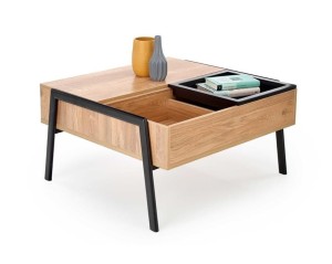 Designerska ława z podnoszonym blatem loft