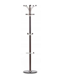 Stojący wieszak na kurtki do korytarza wenge