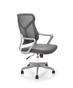 Obrotowy fotel biurowy popielaty