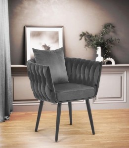 Krzesło do jadalni z podłokietnikami fotel