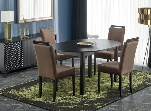 czarny-okrągły-stół-rozkładany