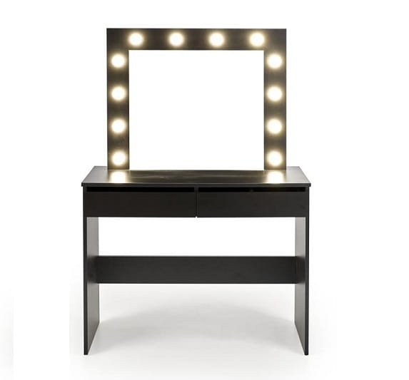 czarna-toaletka-z-oświetleniem