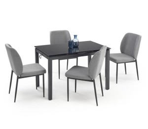 Rozkładany stół z krzesłami komplet do jadalni