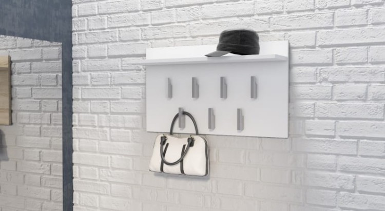 Biały-wieszak-do-przedpokoju