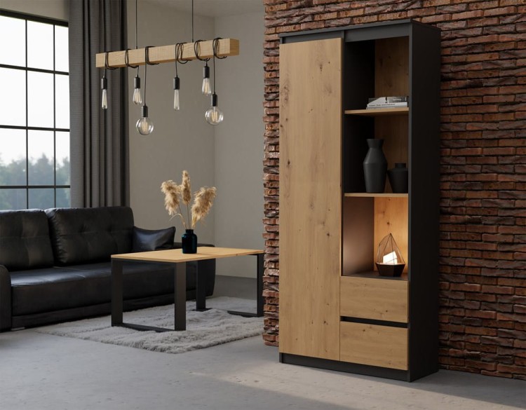 aranżacja-regału-z-szufladami