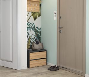 Szafka na obuwie do korytarza antracyt/artisan