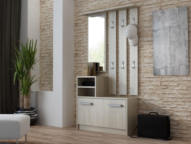 wieszak-lustro-szafka-na-obuwie-dab-sonoma