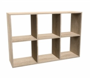 Komorowy regał na książki dąb sonoma