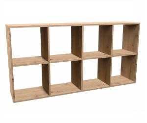 Regał działowy komorowy dąb artisan