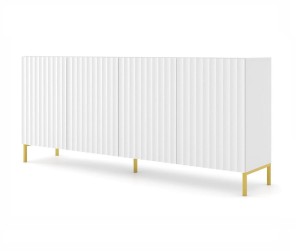 Elegancka komoda na nóżkach złoty glam