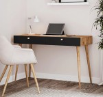 Loftowe biurko z szufladami sekretarzyk