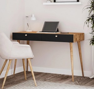 Loftowe biurko z szufladami sekretarzyk