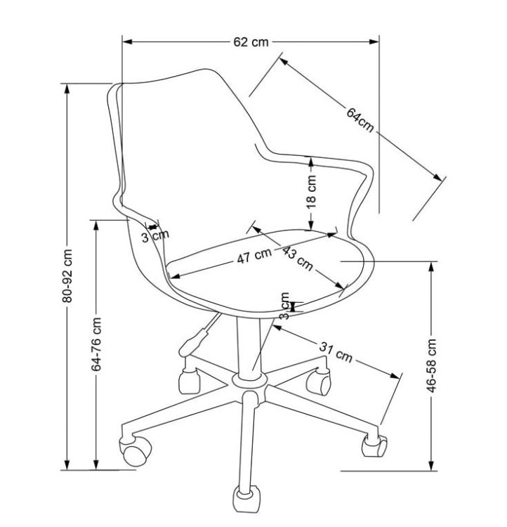 wymiary-krzesła-obrotowego