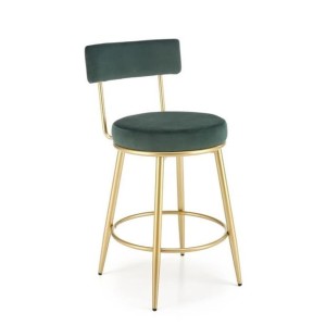 Elegancki stołek barowy złoty glam