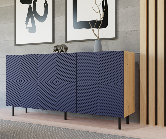 elegancka-komoda-z-półkami-na-nóżkach