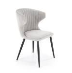 Popielate krzesło do jadalni loft