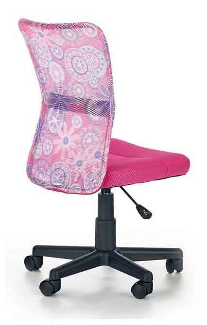 Krzesło na kółkach do biurka róż.jpeg