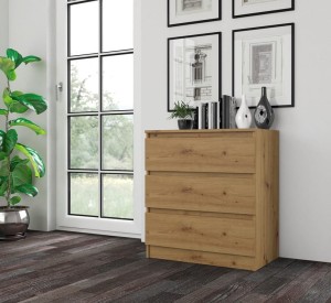 Komoda z szufladami szafka dąb artisan