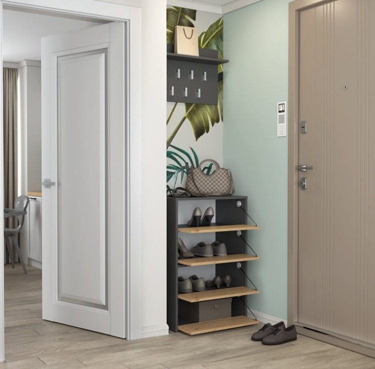 szafka-na-buty-z-półkami